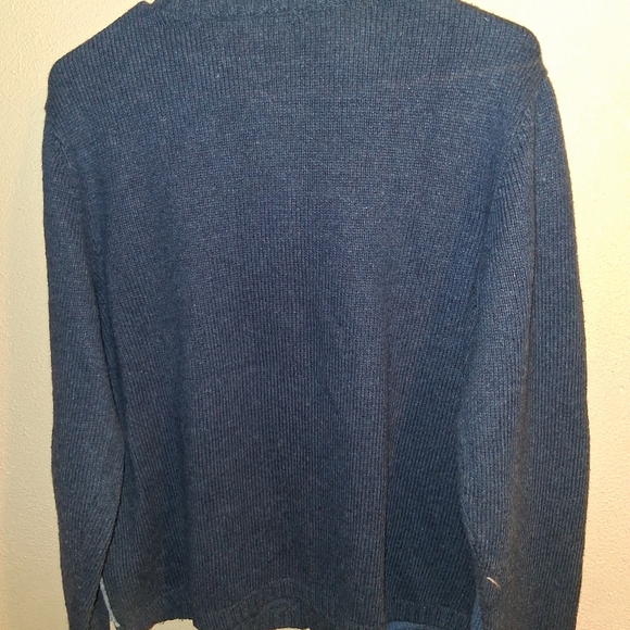 Croft & Barrow Vintage Fall  Cardigan Pumpkin Sunflower Leaves Thanksgiving L - Picture 5 of 5